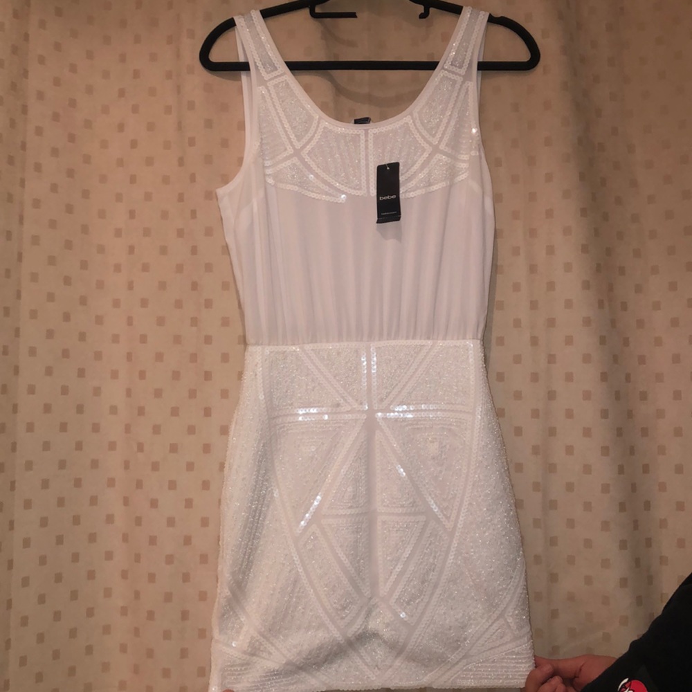 Bebe beaded dress brand new with tags